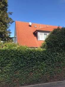 Hausansicht hinten Gepflegte Doppelhaush�lfte mit eigenem Garten